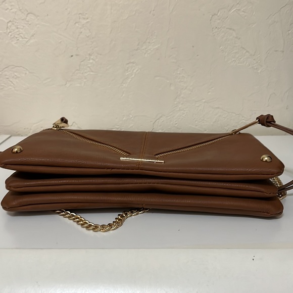 NWOT Rampage Golden Brown Crossbody Purse - Picture 15 of 16